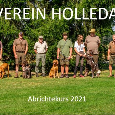 2021 Abrichtekurs Jagdverein Holledau